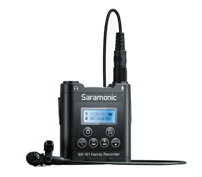 Цифровой аудио рекордер SARAMONIC SR-R1 с петличным микрофоном