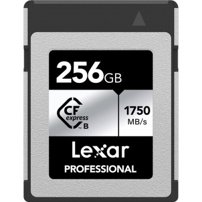 Карта памяти CFexpress Type B 256GB Lexar Silver R1750\W1300Mb/s LCXEXSL256G-RNENG