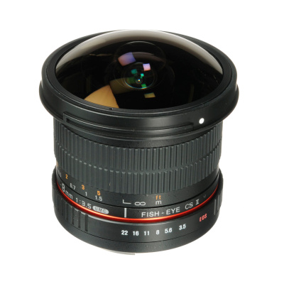 Объектив Samyang MF 8mm f3.5 AS IF UMC Fish-eye CS II Canon EF-S