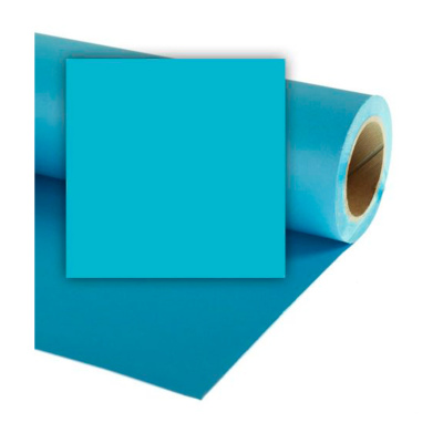Фон бумажный Colorama 2,72*11 м. AQUA (голубой) LLCO102