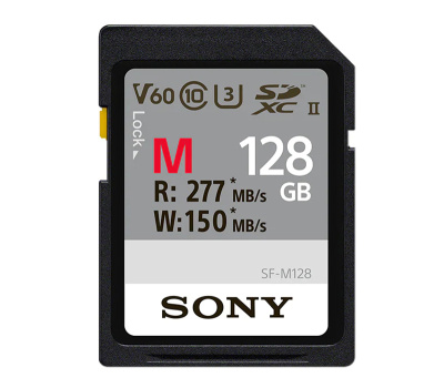 Карта памяти Sony SF-M128 UHS-II 128GB 277R/150W