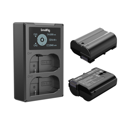 Зарядное устройство Nikon EN-EL15 + 2 аккумулятора не ориг. SmallRig 3820