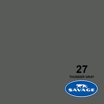 Фон бумажный Savage 2,72*11 м. THUNDER GREY (серый) SA 27-12 (LLCO149)