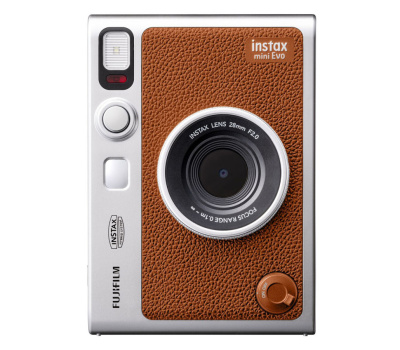 Компактная камера с мгновенной печатью Fujifilm Instax Mini Evo коричневый