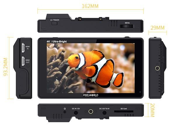Монитор Feelworld LUT6 6" 4K HDMI