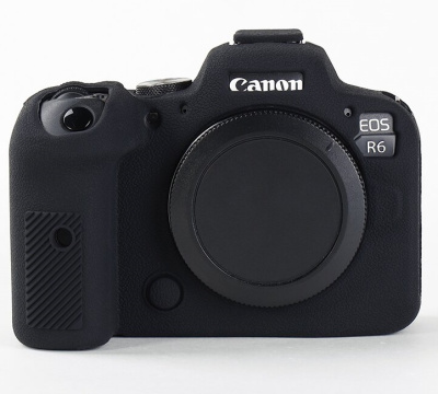 Чехол силиконовый для Canon EOS R6 чёрный