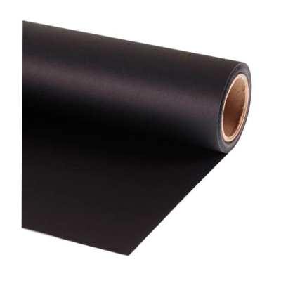 Фон бумажный Colorama 2,18*11 м. BLACK (черный) LLCO968