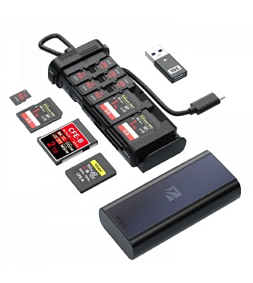 Считыватель Freewell CFexpress A/B, SD/microSD UHS-II, Type-C FW-CR02-Pro