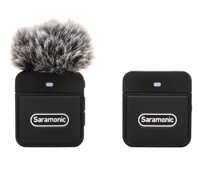 Беспроводная микрофонная система Saramonic Blink100 B1(TX+RX) 2,4Гц приемник + передатчик, 3,5mm