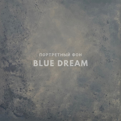 Фон на холсте, ручной работы SM.TEXTURE 2*2,2м. Blue Dream