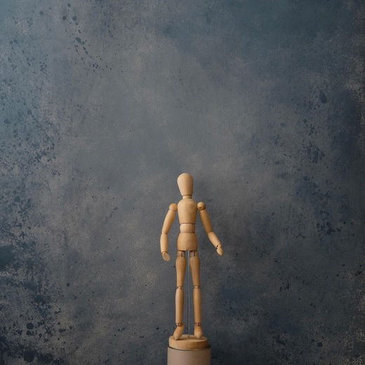 Фон на холсте, ручной работы SM.TEXTURE 2*2,2м. Blue Dream