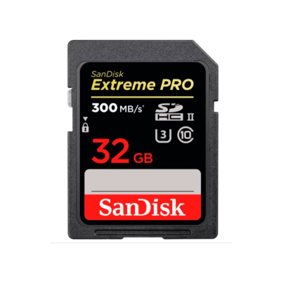 Память SanDisk EXTREME Pro UHS-II (SDHC) 32 Gb 300Mb/s
