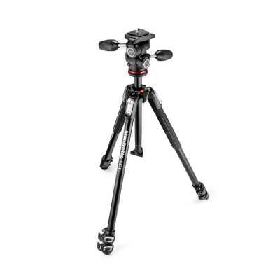 Штатив Manfrotto MK190X3-3W1 алюм. Черный с головкой