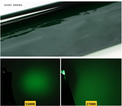 Гелевый фильтр Dark Green 40*50см