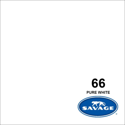 Фон бумажный Savage 2,72*11 м. PURE WHITE (белый) SA 66-12 (LL CO1107)