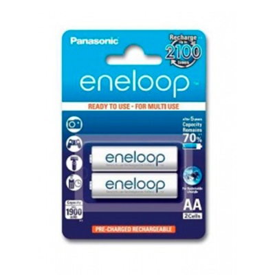 Аккумулятор Panasonic Eneloop BK-3MCDE 2000 mAh, 2 шт, AA