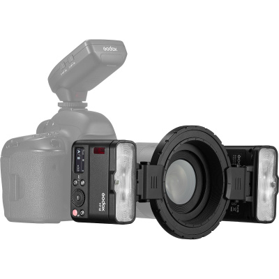 Фотовспышка Godox MF12-K2 для макросъемки
