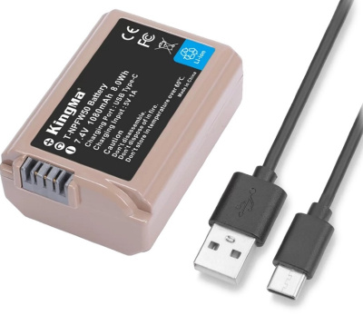 Аккумулятор Sony NP-FW50 USB-C не ориг. KingMa