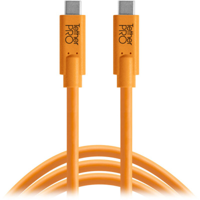 Кабель Tether Tools TetherPro USB-C to USB-C 4.6m Orange [CUC15RT2RT-ORG]