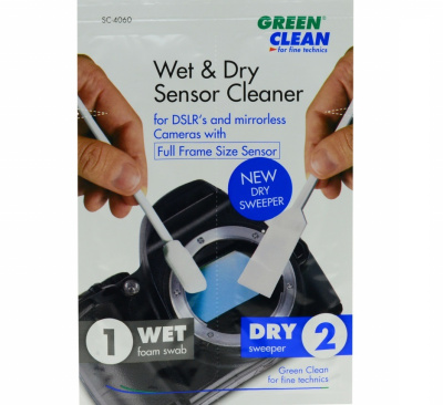 Мини-швабра Green Clean SС-4060 для чистки полноразмерного сенсора цифровой фотокамеры