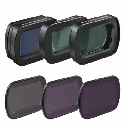 Набор объективов Freewell для DJI Osmo Pocket 3/4 (3 объектива + 3 ND-фильтра)
