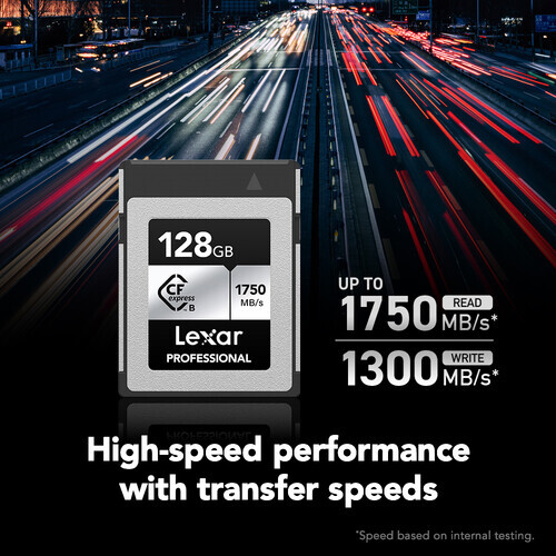 Память CFexpress Type B 128GB Lexar R1750\W1300Mb/s LCXEXSL128G-RNENG