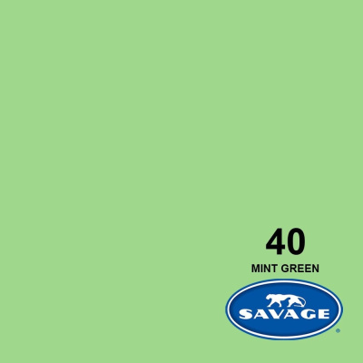 Фон бумажный Savage 2,72*11 м. MINT GREEN (зеленый) SA 40-12 (LL CO159)