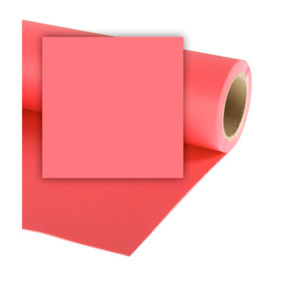 Фон бумажный Colorama 1,35*11 м. Coral Pink (розовый)  LLCO546