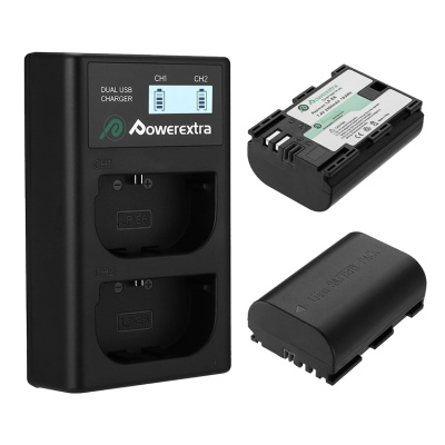 Зарядное устройство Canon LC-E6 + 2 аккумулятора LP-E6 не ориг. Powerextra