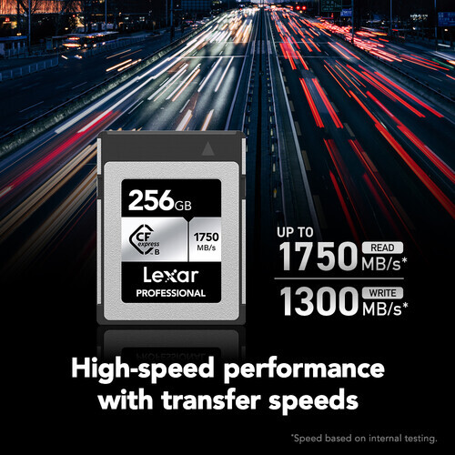 Память CFexpress Type B 256GB Lexar R1750\W1300Mb/s