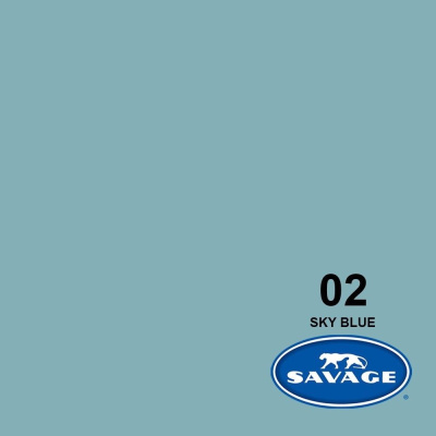 Фон бумажный Savage 2,72*11 м. SKY BLUE (серо-голуб) SA 02-12 (LL CO177)
