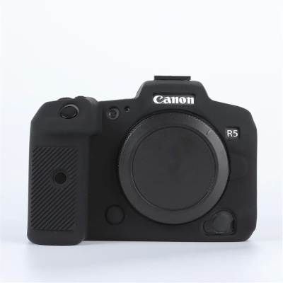 Чехол силиконовый для Canon EOS R5 чёрный