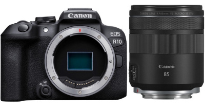 Цифровая камера Canon EOS R10 body + RF 85mm f2 Macro IS STM
