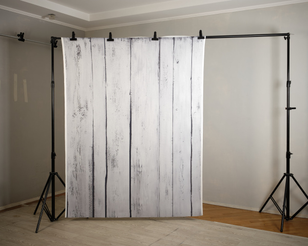 Фон на неопрене SM.TEXTURE 1,5*2м. Доски белые