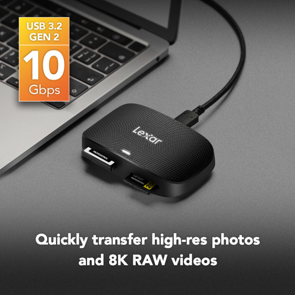 Считыватель Lexar microSD Express USB 3.2 Gen 2 LRW540U-RNHNG