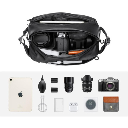Фотосумка KF Concept Alpha Sling Bag 10L серая KF13.157