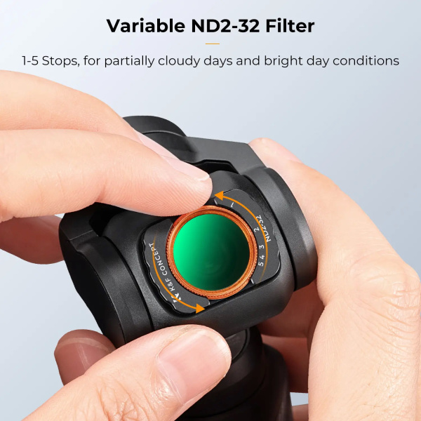 Светофильтр KF Concept ND2-32 для DJI Osmo Pocket 3 KF01.2544