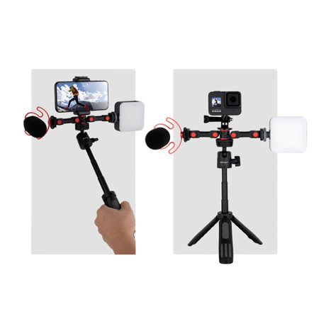 Крепление Simorr 3483 Dual Cold Shoe Extension Bar