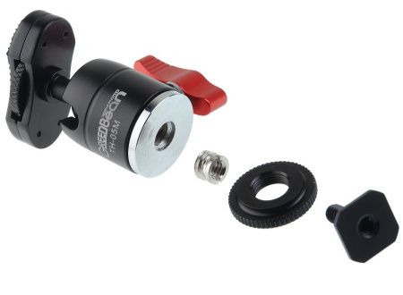 Штативная голова GreenBean TH-05M с адаптером на горячий башмак нагр. 3 кг