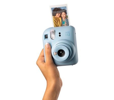 Компактная камера с мгновенной печатью Fujifilm Instax Mini 12 голубой