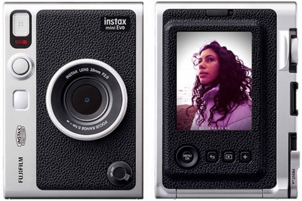 Компактная камера с мгновенной печатью Fujifilm Instax Mini Evo чёрный