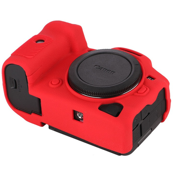 Чехол силиконовый для Canon EOS R5 красный