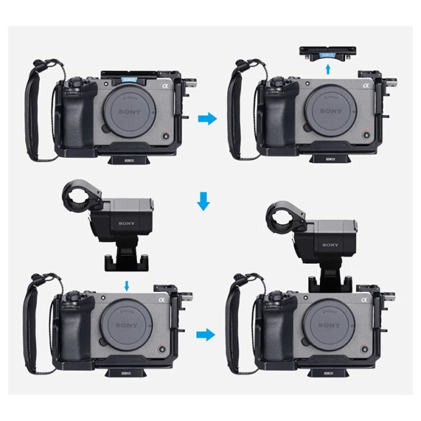 Клетка Sirui SCH для Sony FX3/FX30 серая