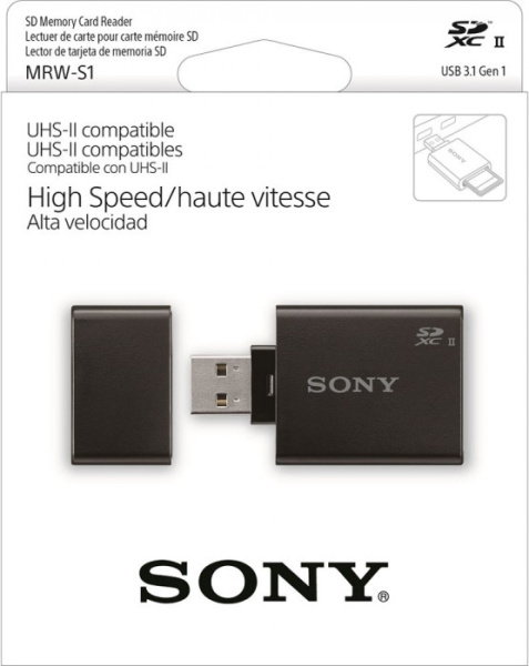 Считыватель Sony MRW-S1 SD UHS-II/UHS-I USB 3.1