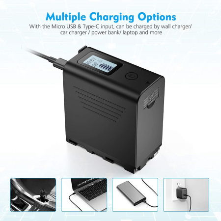 Аккумулятор SONY NP-F980L 10050 mAh не ориг. Powerextra