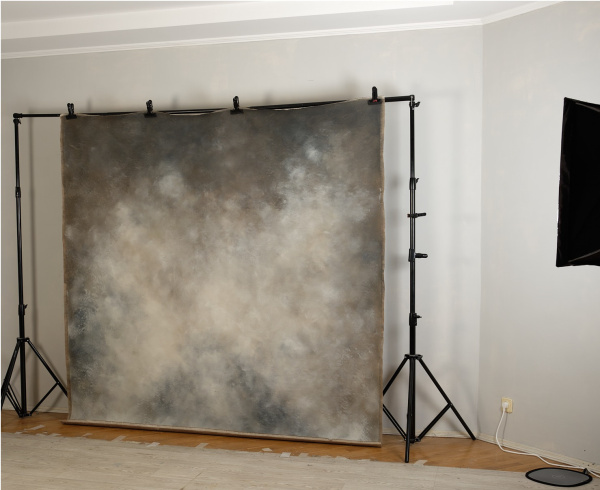 Фон на холсте, ручной работы SM.TEXTURE 2*2,2м. Nebula