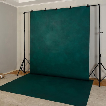 Фон на холсте, ручной работы SM.TEXTURE 2*2,2м. Dark Green