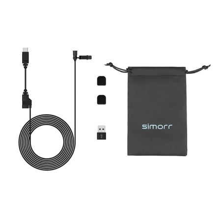 Микрофон петличный Simorr Wave L2 3385 Type-C