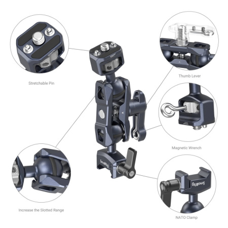 Кронштейн Magic Arm SmallRig 3875 1/4”- NATO