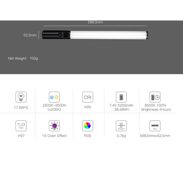 Осветитель светодиодный DigitalFoto Chameleon MINI RGB жезл